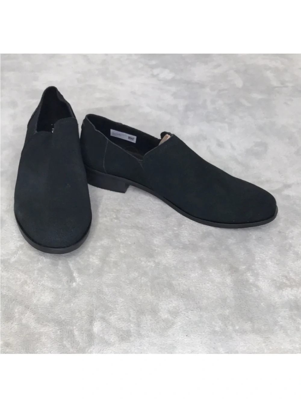 Toms Women's Shay Low in Black Suede Size 9.5